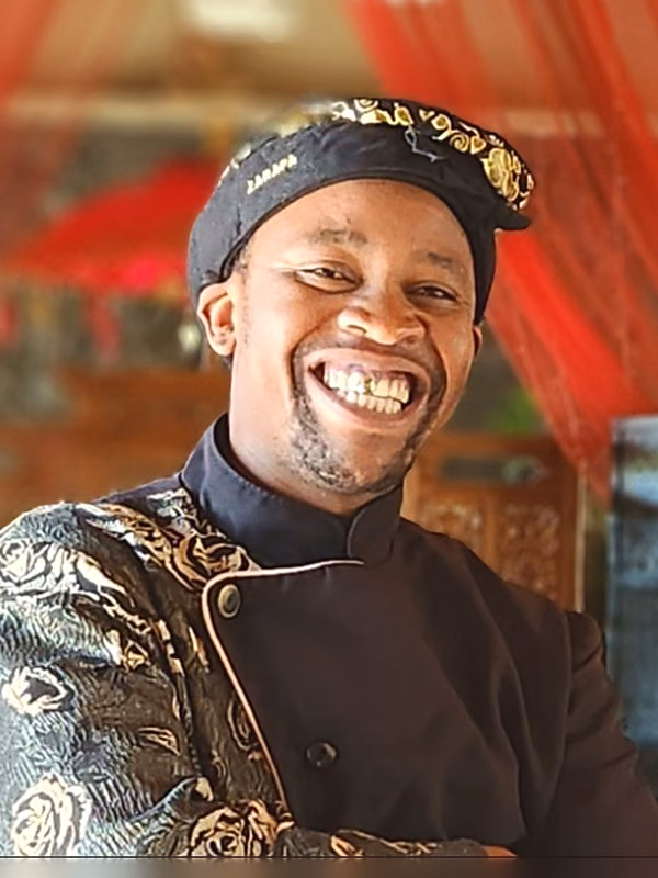 Karabo from guest services, in the restaurant
